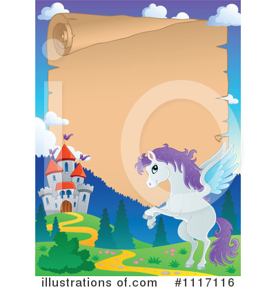 Royalty-Free (RF) Pegasus Clipart Illustration by visekart - Stock Sample #1117116