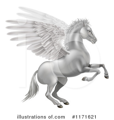 Winged Horse Clipart #1171621 by AtStockIllustration