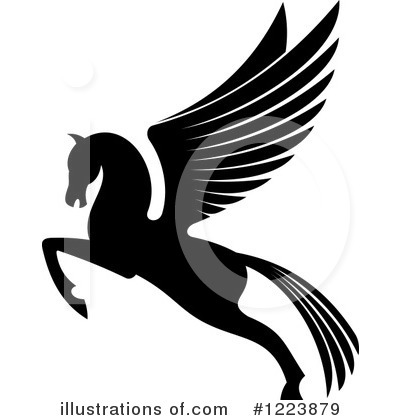 Royalty-Free (RF) Pegasus Clipart Illustration by Vector Tradition SM - Stock Sample #1223879