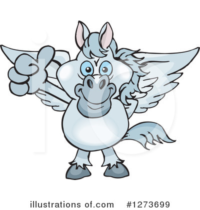 Royalty-Free (RF) Pegasus Clipart Illustration by Dennis Holmes Designs - Stock Sample #1273699