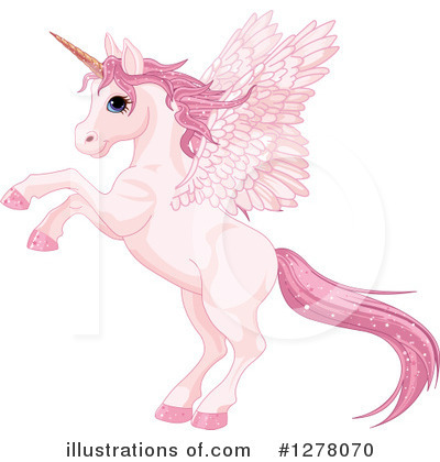 Royalty-Free (RF) Pegasus Clipart Illustration by Pushkin - Stock Sample #1278070