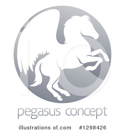 Royalty-Free (RF) Pegasus Clipart Illustration by AtStockIllustration - Stock Sample #1298426