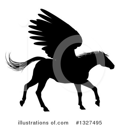 Royalty-Free (RF) Pegasus Clipart Illustration by AtStockIllustration - Stock Sample #1327495