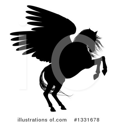 Winged Horse Clipart #1331678 by AtStockIllustration