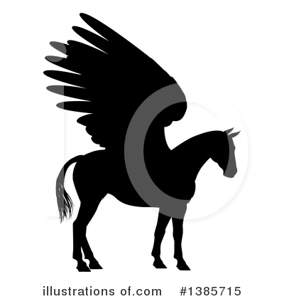Royalty-Free (RF) Pegasus Clipart Illustration by AtStockIllustration - Stock Sample #1385715