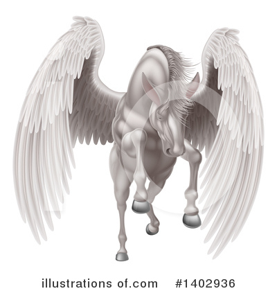 Winged Horse Clipart #1402936 by AtStockIllustration