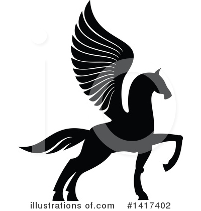 Royalty-Free (RF) Pegasus Clipart Illustration by Vector Tradition SM - Stock Sample #1417402