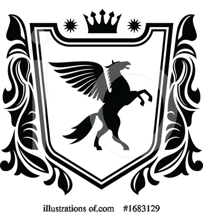 Royalty-Free (RF) Pegasus Clipart Illustration by Vector Tradition SM - Stock Sample #1683129