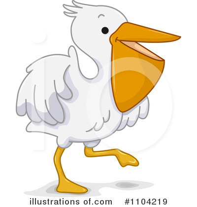 Royalty-Free (RF) Pelican Clipart Illustration by BNP Design Studio - Stock Sample #1104219