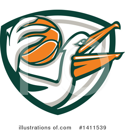 Pelican Clipart #1411539 by patrimonio