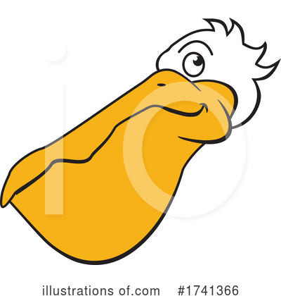 Royalty-Free (RF) Pelican Clipart Illustration by Johnny Sajem - Stock Sample #1741366