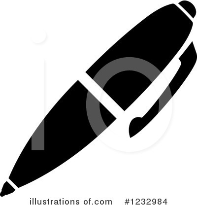 Royalty-Free (RF) Pen Clipart Illustration by Vector Tradition SM - Stock Sample #1232984