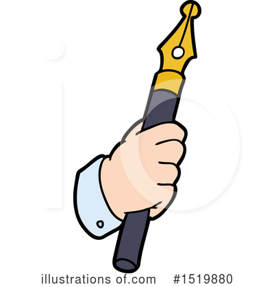 Royalty-Free (RF) Pen Clipart Illustration by lineartestpilot - Stock Sample #1519880