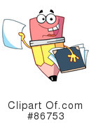 Pencil Character Clipart #86753 by Hit Toon