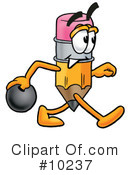 Pencil Clipart #10237 by Mascot Junction