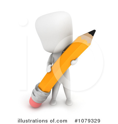 Royalty-Free (RF) Pencil Clipart Illustration by BNP Design Studio - Stock Sample #1079329