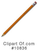 Pencil Clipart #10836 by Leo Blanchette