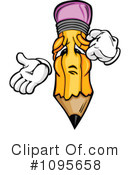 Pencil Clipart #1095658 by Chromaco