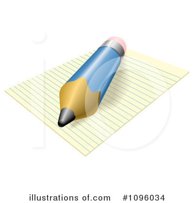 Royalty-Free (RF) Pencil Clipart Illustration by AtStockIllustration - Stock Sample #1096034