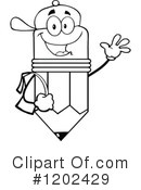 Pencil Clipart #1202429 by Hit Toon