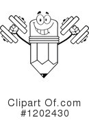 Pencil Clipart #1202430 by Hit Toon