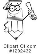Pencil Clipart #1202432 by Hit Toon