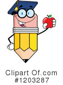 Pencil Clipart #1203287 by Hit Toon