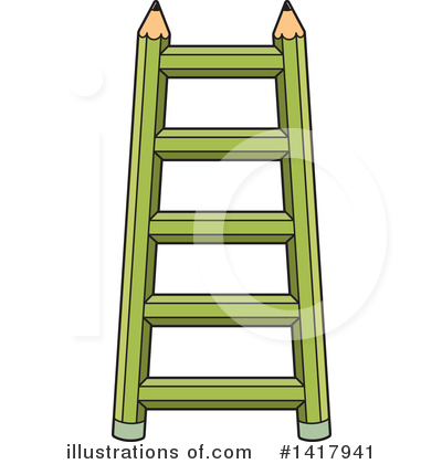 Ladder Clipart #1417941 by Lal Perera