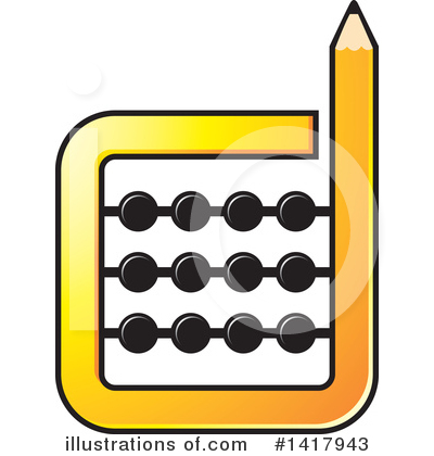 Abacus Clipart #1417943 by Lal Perera