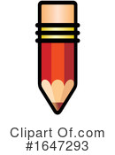 Pencil Clipart #1647293 by Lal Perera