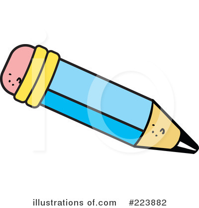 Royalty-Free (RF) Pencil Clipart Illustration by Johnny Sajem - Stock Sample #223882