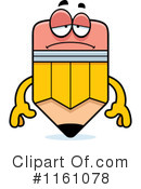 Pencil Mascot Clipart #1161078 by Cory Thoman