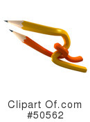 Pencils Clipart #50562 by Frank Boston