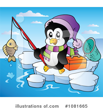 Royalty-Free (RF) Penguin Clipart Illustration by visekart - Stock Sample #1081665