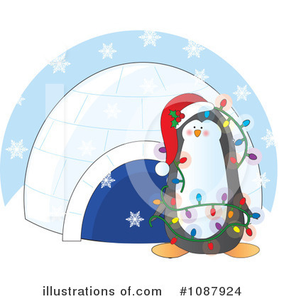 Royalty-Free (RF) Penguin Clipart Illustration by Maria Bell - Stock Sample #1087924