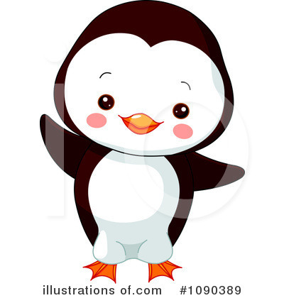 Royalty-Free (RF) Penguin Clipart Illustration by Pushkin - Stock Sample #1090389