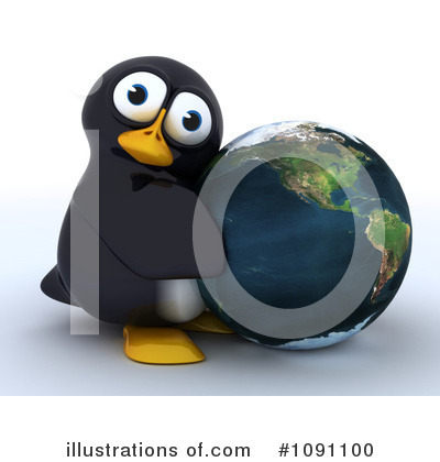 Royalty-Free (RF) Penguin Clipart Illustration by KJ Pargeter - Stock Sample #1091100