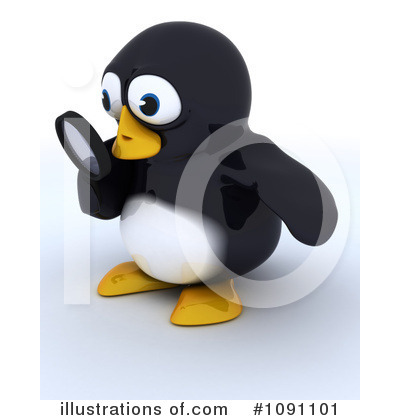Royalty-Free (RF) Penguin Clipart Illustration by KJ Pargeter - Stock Sample #1091101