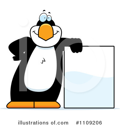 Penguin Clipart #1109206 by Cory Thoman