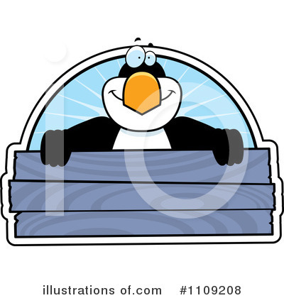 Penguin Clipart #1109208 by Cory Thoman