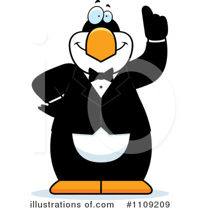 Royalty-Free (RF) Penguin Clipart Illustration by Cory Thoman - Stock Sample #1109209