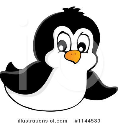 Royalty-Free (RF) Penguin Clipart Illustration by visekart - Stock Sample #1144539