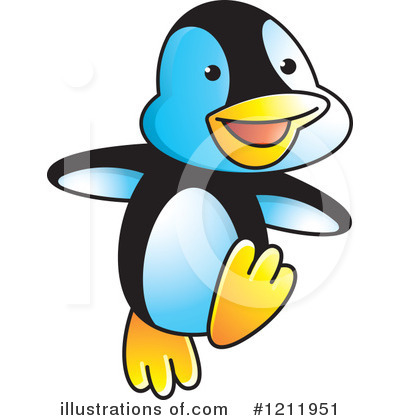 Royalty-Free (RF) Penguin Clipart Illustration by Lal Perera - Stock Sample #1211951