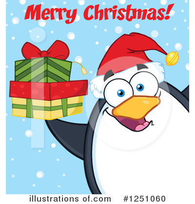 Royalty-Free (RF) Penguin Clipart Illustration by Hit Toon - Stock Sample #1251060