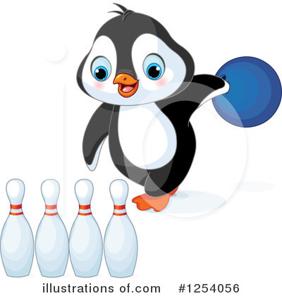Royalty-Free (RF) Penguin Clipart Illustration by Pushkin - Stock Sample #1254056