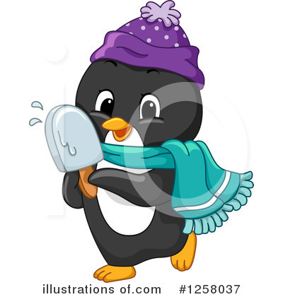 Penguins Clipart #1258037 by BNP Design Studio
