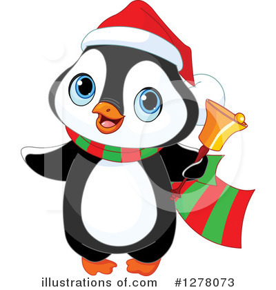 Christmas Penguin Clipart #1278073 by Pushkin