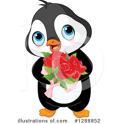 Royalty-Free (RF) Penguin Clipart Illustration by Pushkin - Stock Sample #1288852