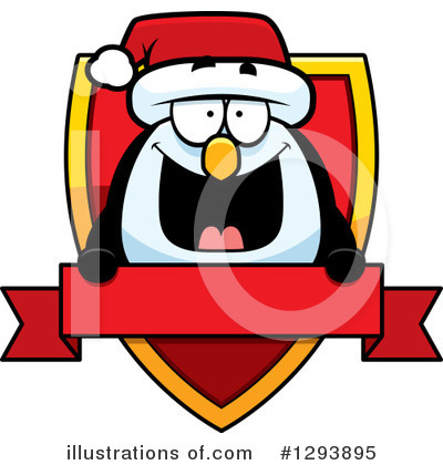Christmas Penguin Clipart #1293895 by Cory Thoman