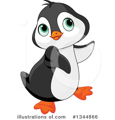 Royalty-Free (RF) Penguin Clipart Illustration by Pushkin - Stock Sample #1344866